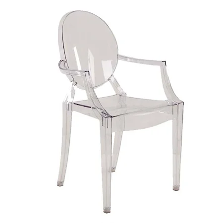 Ghost Plastic Accent Chair